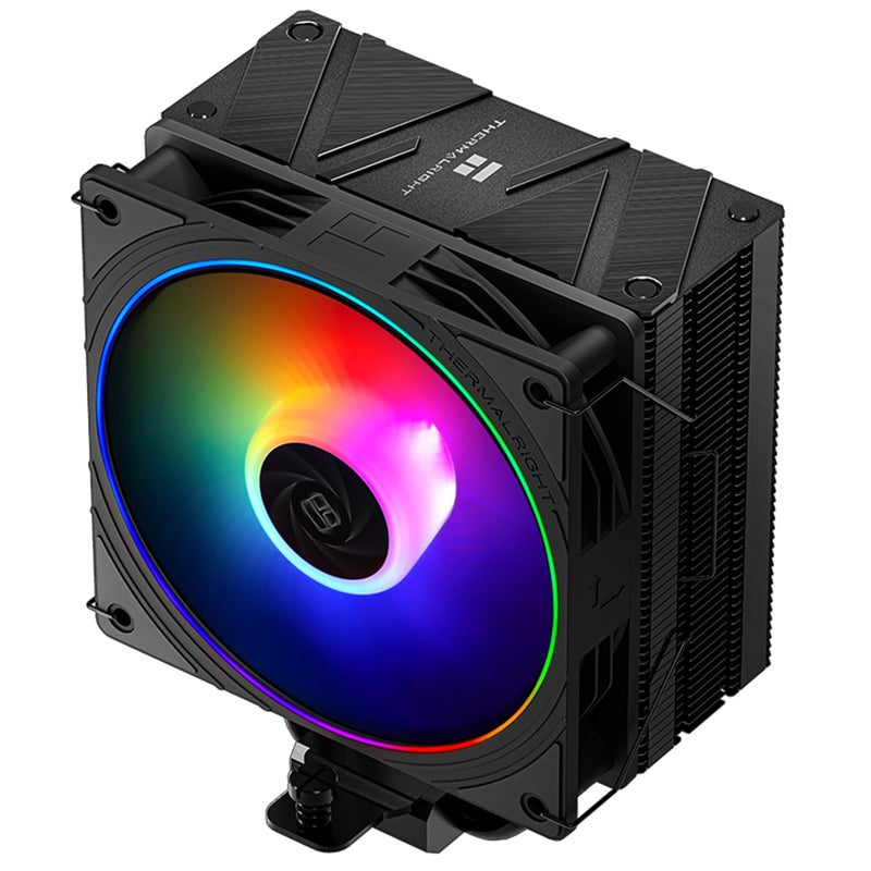 Thermalright مبرد وحدة المعالجة المركزية Assassin Spirit 120 EVO أسود، مروحة ARGB هادئة 120 مم PWM، تقنية AGHP الجيل الرابع، يدعم Intel LGA1700/1150/1151/1200، AMD AM4 AM5، مبرد كمبيوتر - Image 1